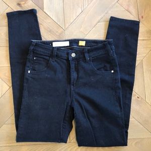 Pilcro Anthropologie Superscript Black Jeans 26